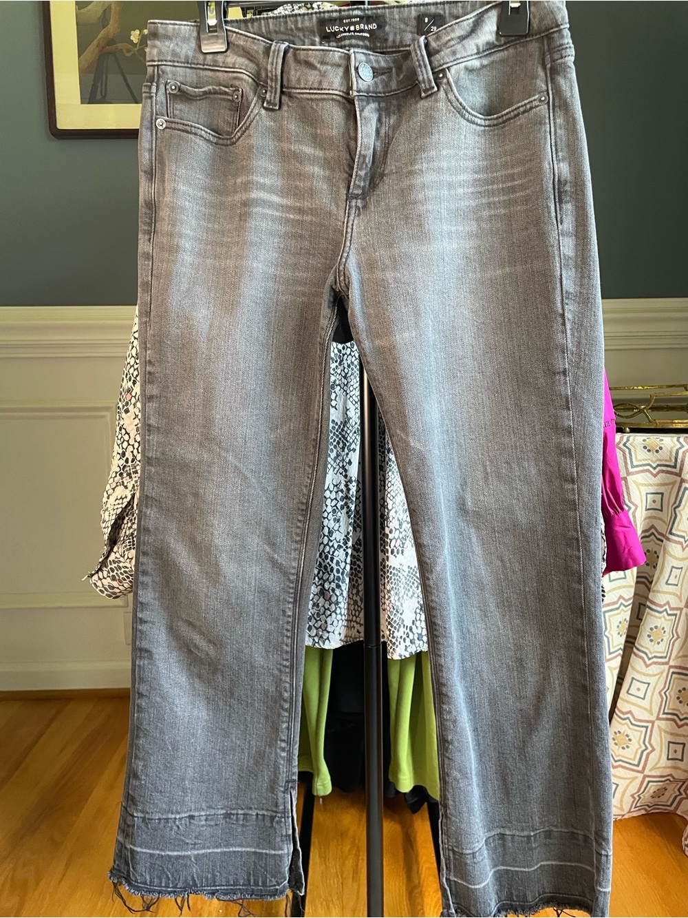 Lucky Brand Women's Gray Flare Jeans